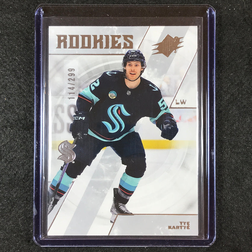 2023-24 SPx Hockey TYE KARTYE Rookies Base 114/299 #179
