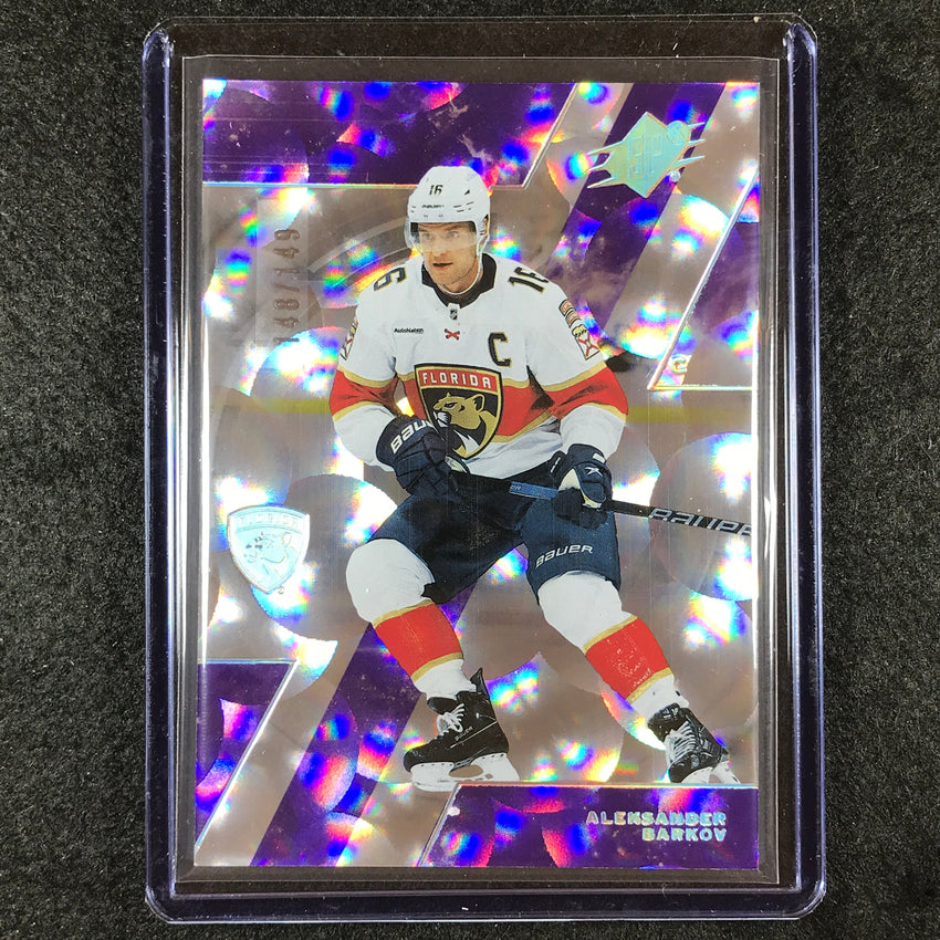 2023-24 SPx Hockey ALEKSANDER BARKOV Base Purple Parallax 148/149 #20
