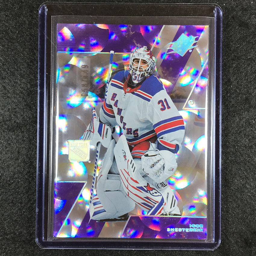 2023-24 SPx Hockey IGOR SHESTERKIN Base Purple Parallax 58/149 #82