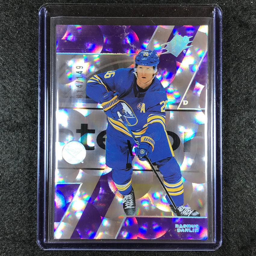 2023-24 SPx Hockey RASMUS DAHLIN Rookies Base Purple Parallax 14/149 #88