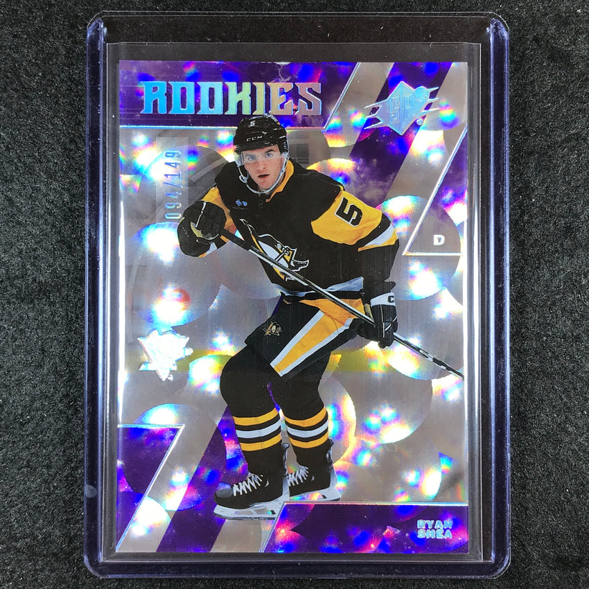 2023-24 SPx Hockey RYAN SHEA Rookies Base Purple Parallax 94/149 #147