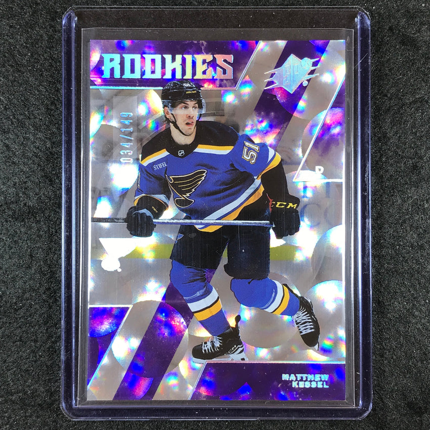2023-24 SPx Hockey MATTHEW KESSEL Rookies Base Purple Parallax 34/149 #160