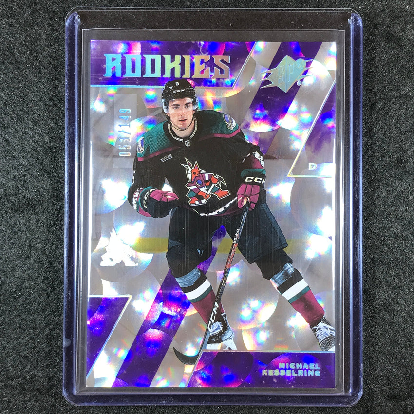 2023-24 SPx Hockey MICHAEL KESSELRING Rookies Base Purple Parallax 53/149 #180