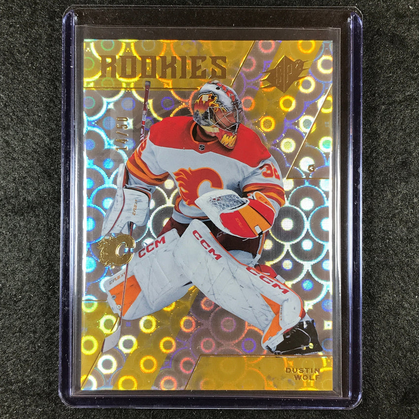 2023-24 SPx Hockey DUSTIN WOLF Rookies Base Grand Finale 14/50 #154