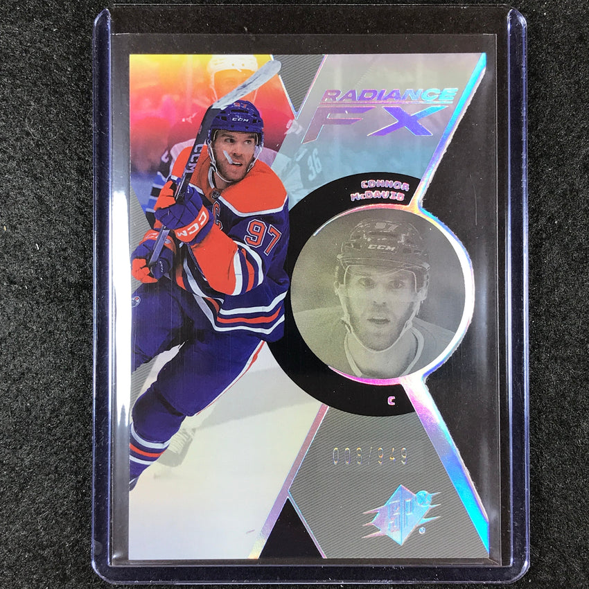 2023-24 SPx Hockey CONNOR MCDAVID Radiance FX Base 8/949 #36