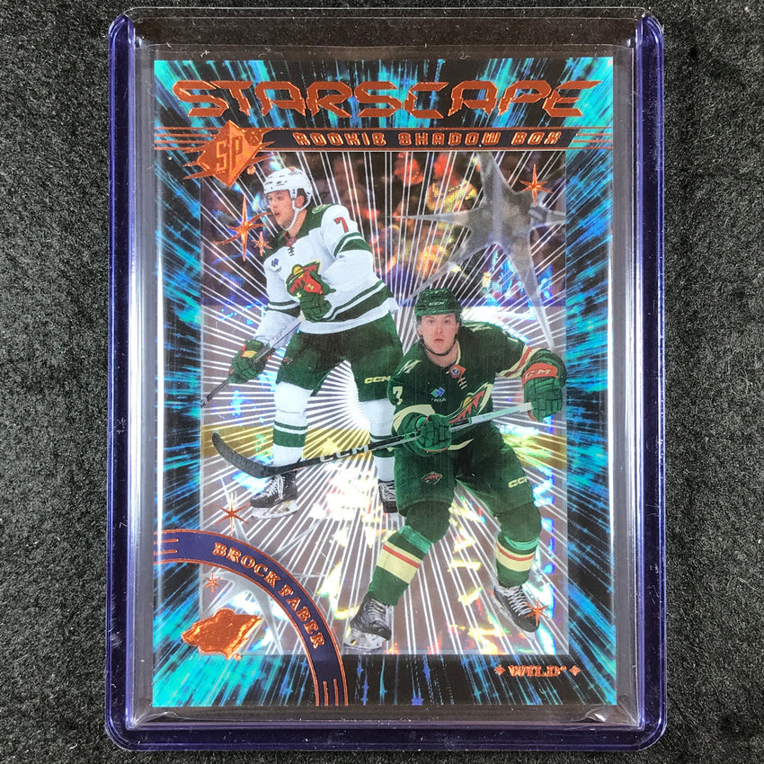 2023-24 SPx Hockey BROCK FABER Rookie Starscape Shadow Box #47