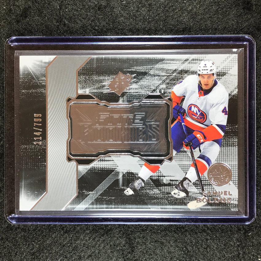 2023-24 SPx Hockey SAMUEL BOLDUC Finite Rookies Silver 114/799 #23