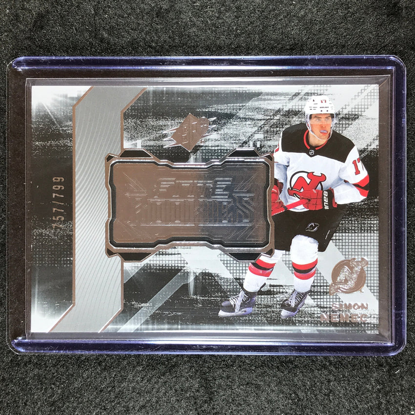 2023-24 SPx Hockey SIMON NEMEC Finite Rookies Silver 757/799 #25