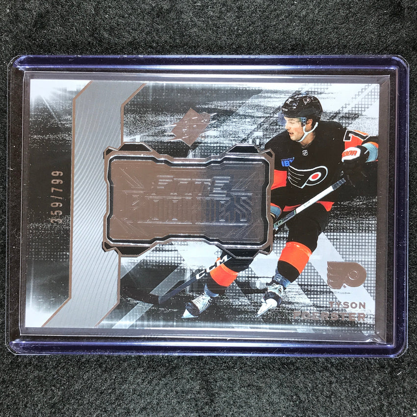 2023-24 SPx Hockey TYSON FOERSTER Finite Rookies Silver 259/799 #30