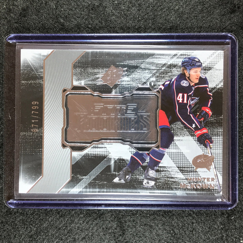 2023-24 SPx Hockey HUNTER MCKOWN Finite Rookies Silver 671/799 #34