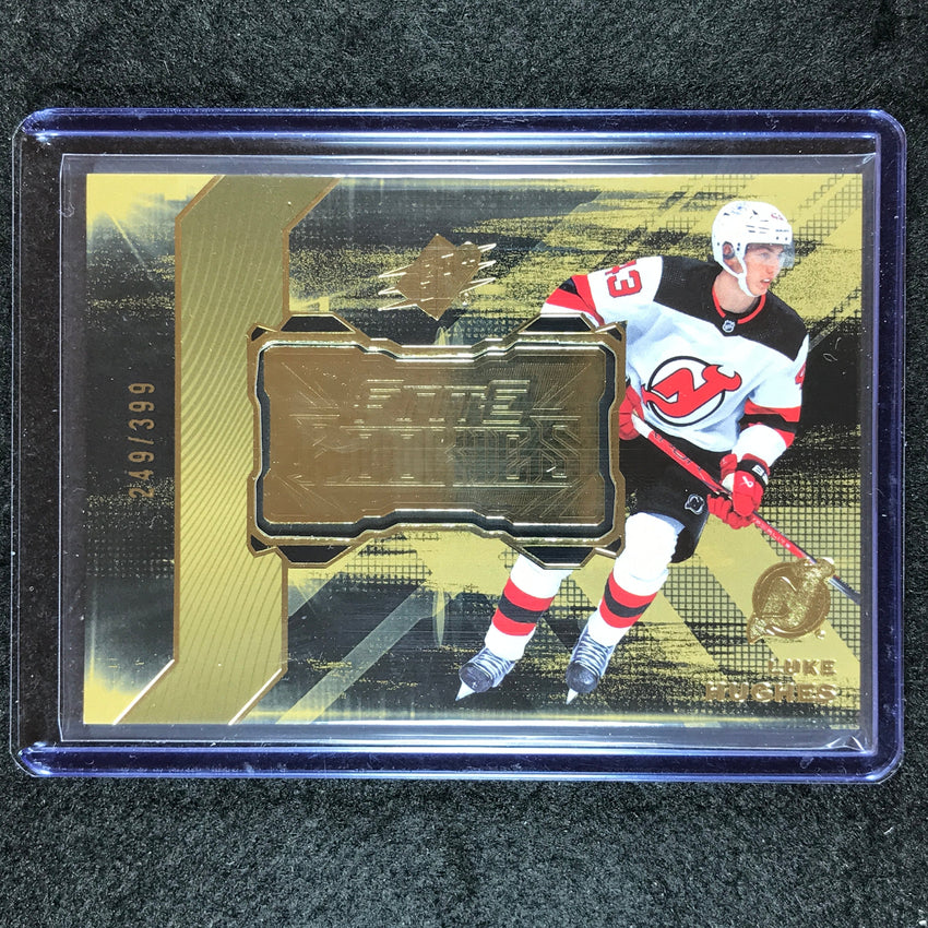 2023-24 SPx Hockey LUKE HUGHES Finite Rookies Gold 249/399 #2