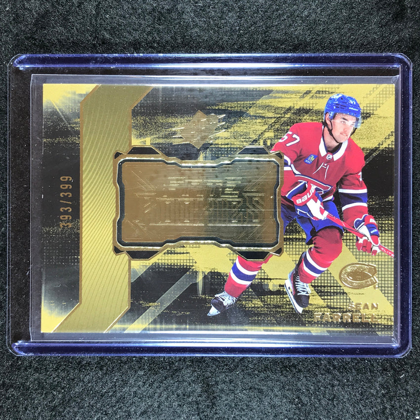 2023-24 SPx Hockey SEAN FARRELL Finite Rookies Gold 393/399 #27