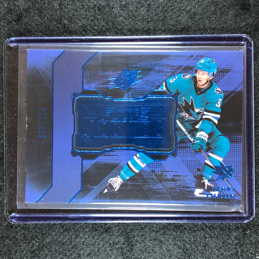 2023-24 SPx Hockey HENRY THRUN Finite Rookies Blue 65/199