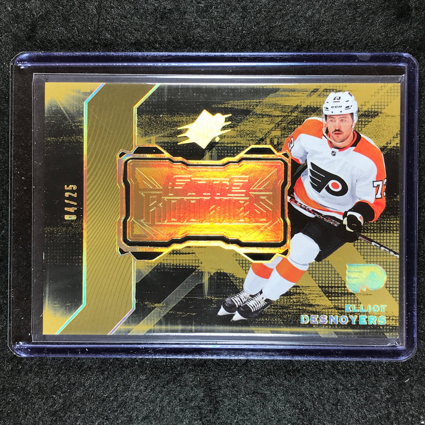 2023-24 SPx Hockey ELLIOT DESNOYERS Finite Rookies Gold Spectrum 4/25