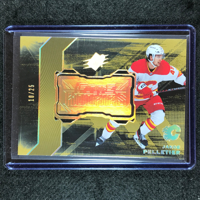 2023-24 SPx Hockey JAKOB PELLETIER Finite Rookies Gold Spectrum 10/25