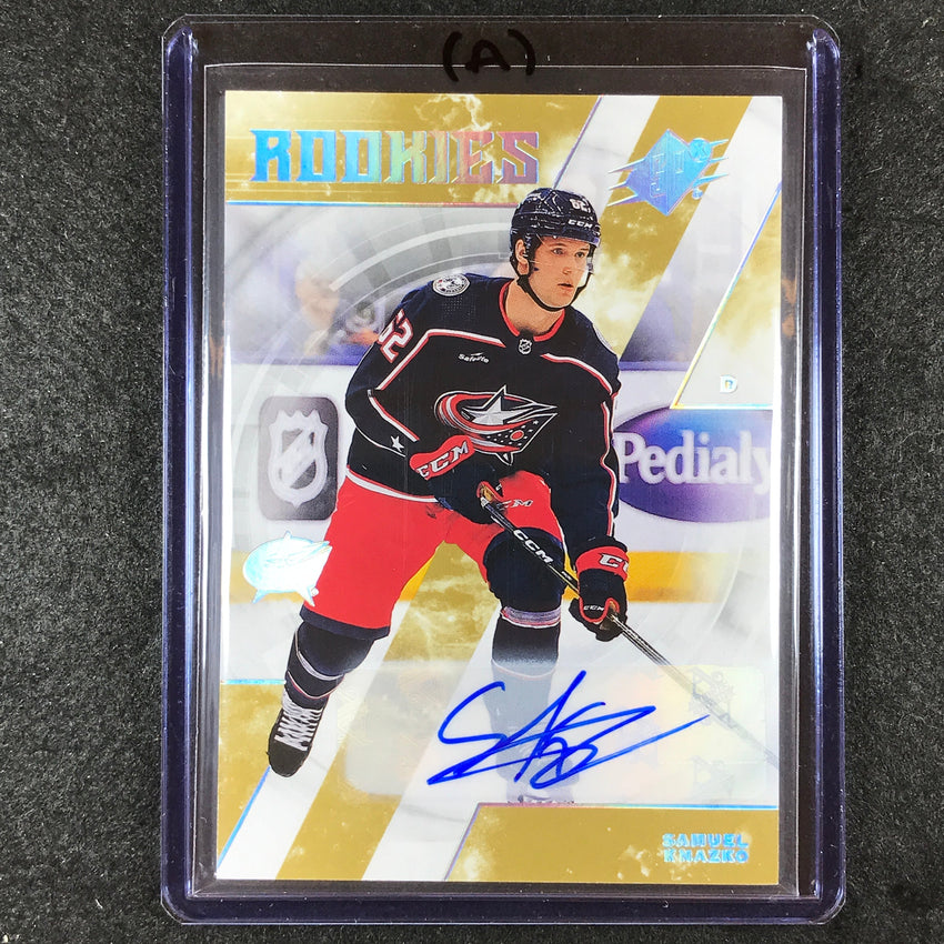 2023-24 SPx Hockey SAMUEL KNAZKO Rookies Base Auto #129 (A)