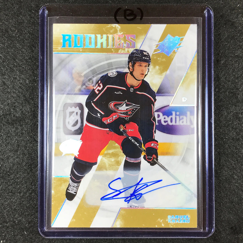 2023-24 SPx Hockey SAMUEL KNAZKO Rookies Base Auto #129 (B)
