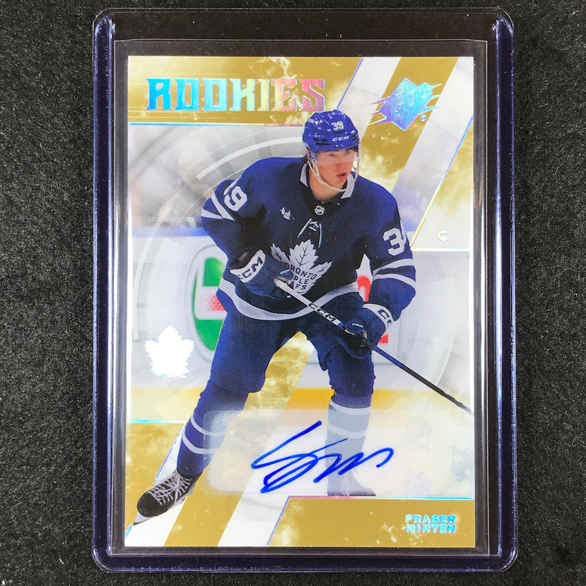 2023-24 SPx Hockey FRASER MINTEN Rookies Base Auto #138