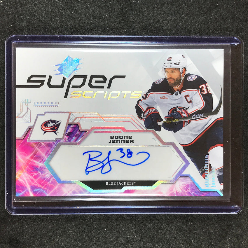 2023-24 SPx Hockey BOONE JENNER Superscripts Auto #BJ