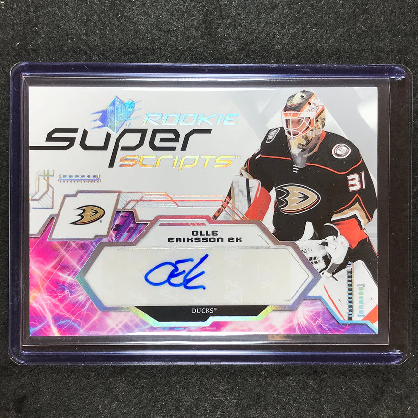 2023-24 SPx Hockey OLLE ERIKSSON EK Rookie Superscripts Auto #OE