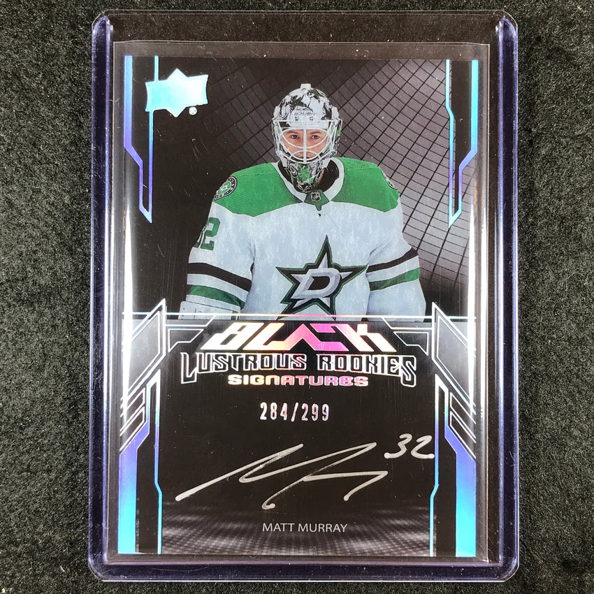 2023-24 SPx Hockey MATT MURRAY UD Black Lustrous Rookie Auto 284/299