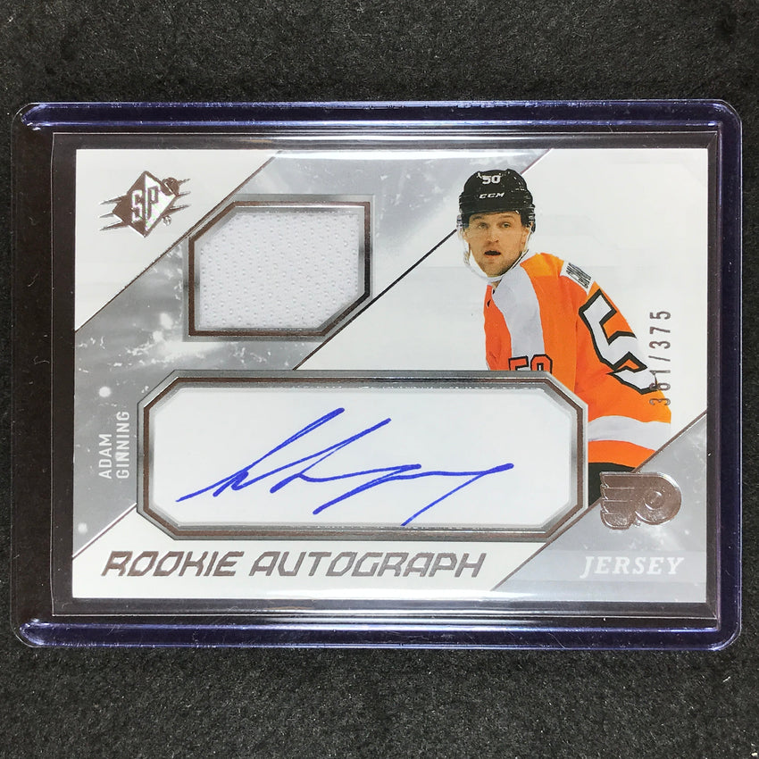 2023-24 SPx Hockey ADAM GINNING Rookie Jersey Auto 361/375