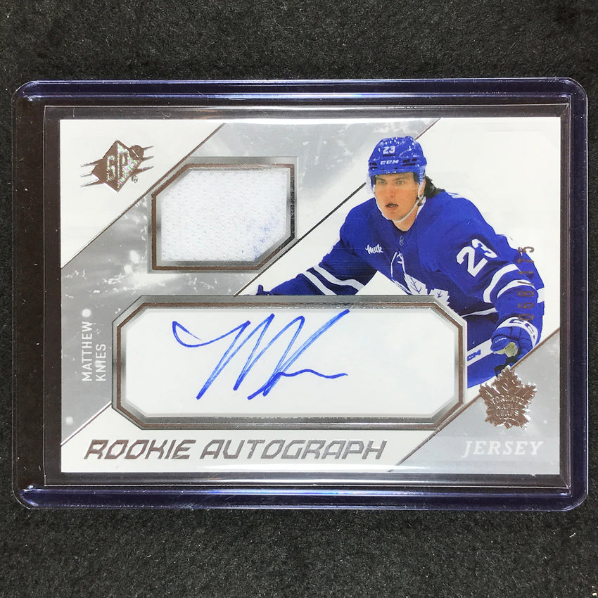 2023-24 SPx Hockey MATTHEW KNIES Rookie Jersey Auto 68/175