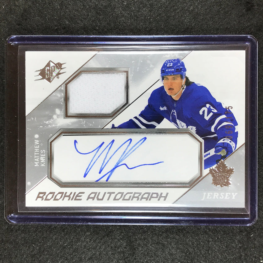 2023-24 SPx Hockey MATTHEW KNIES Rookie Jersey Auto 67/175