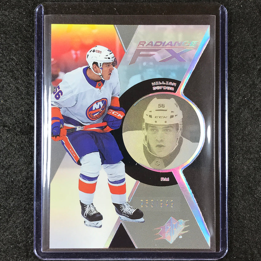 2023-24 SPx Hockey WILLIAM DUFOUR Radiance FX Rookie Base 253/949 #64