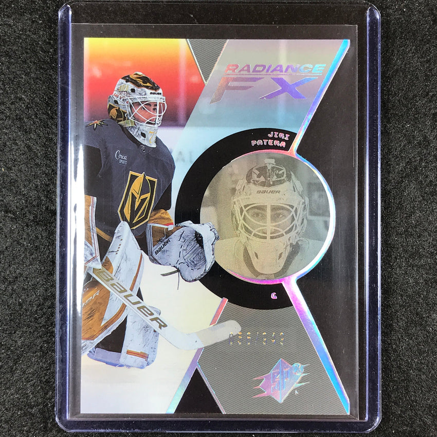 2023-24 SPx Hockey JIRI PATERA Radiance FX Rookie Base 56/949 #81