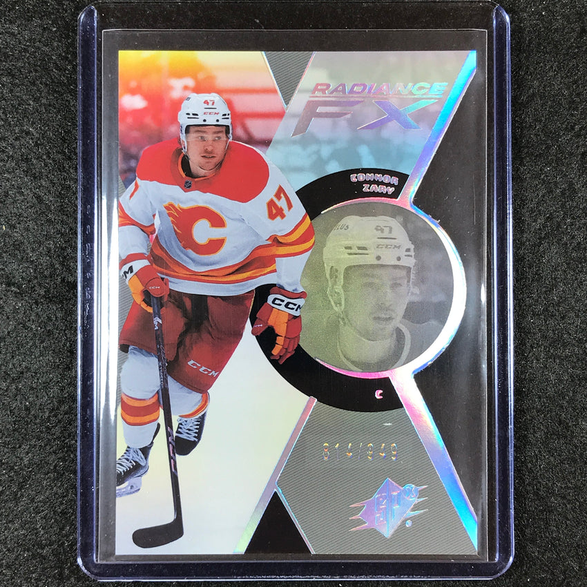 2023-24 SPx Hockey CONNOR ZARY Radiance FX Rookie Base 814/949 #88
