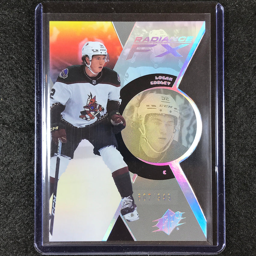 2023-24 SPx Hockey LOGAN COOLEY Radiance FX Rookie Base 607/949 #93