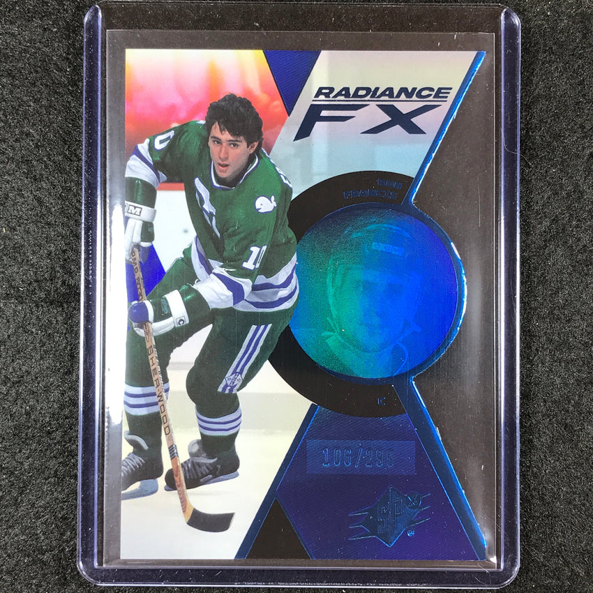 2023-24 SPx Hockey RON FRANCIS Radiance FX Blue 106/299 #6