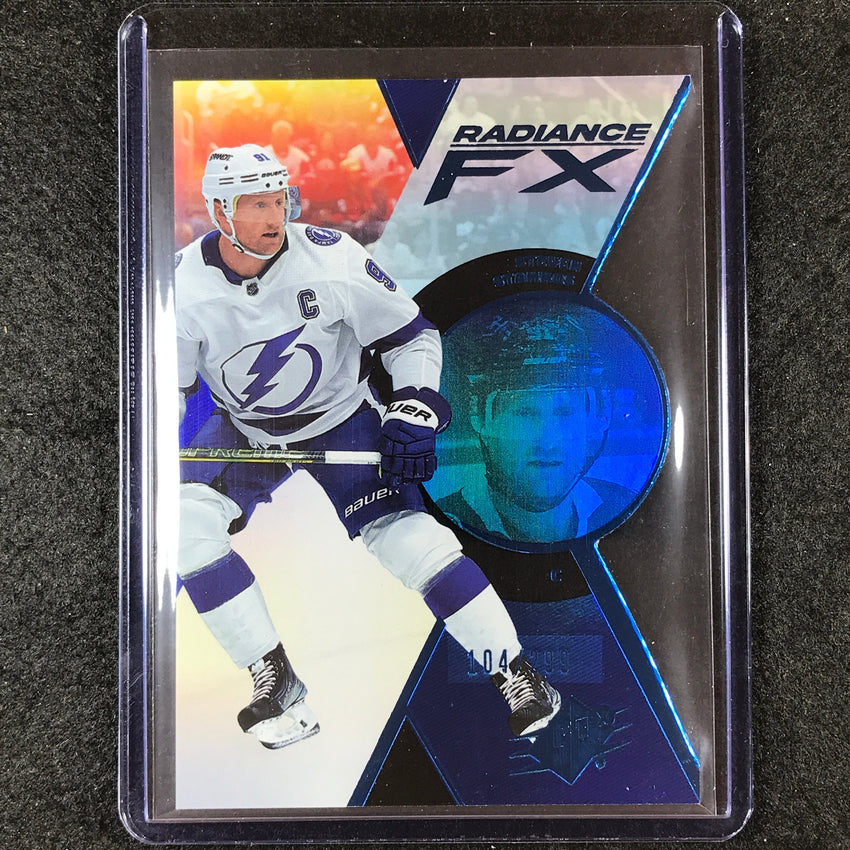 2023-24 SPx Hockey STEVEN STAMKOS Radiance FX Blue 104/299 #60