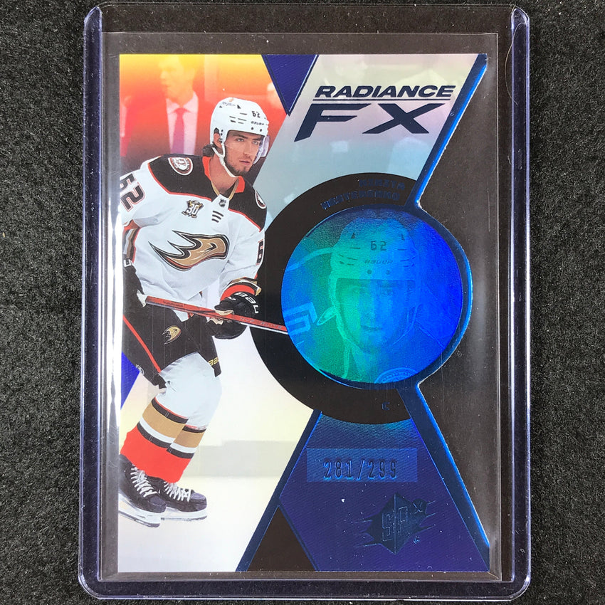 2023-24 SPx Hockey NIKITA NESTERENKO Radiance FX Rookie Blue 281/299 #95