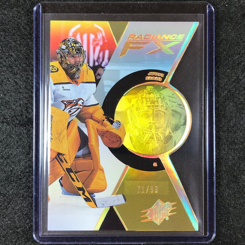 2023-24 SPx Hockey JUUSE SAROS Radiance FX Gold 71/99 #47