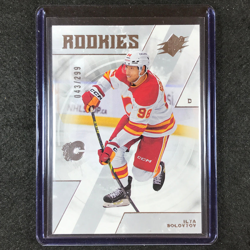 2023-24 SPx Hockey ILYA SOLOVYOV Rookies Base 43/299 #111