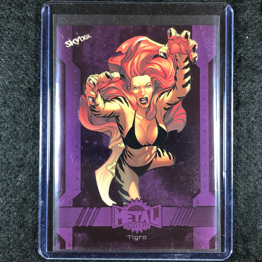 2024 Marvel Metal Universe Avengers TIGRA Base Purple FX 139/199 #200