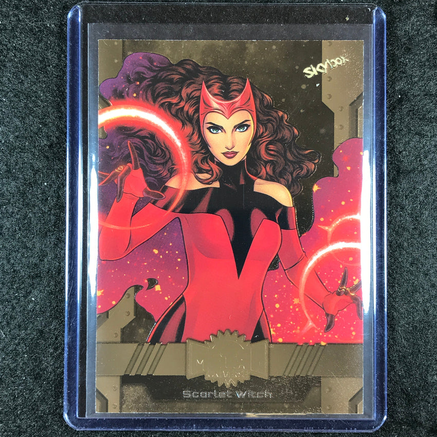 2024 Marvel Metal Universe Avengers SCARLET WITCH Base Bronze FX 38/150 #21