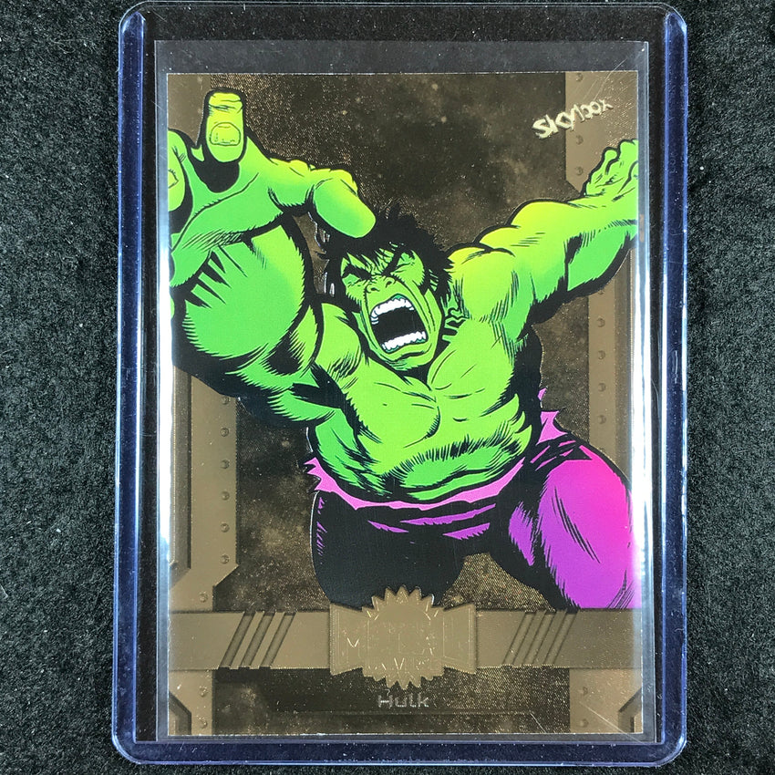 2024 Marvel Metal Universe Avengers HULK Base Bronze FX 12/150 #58