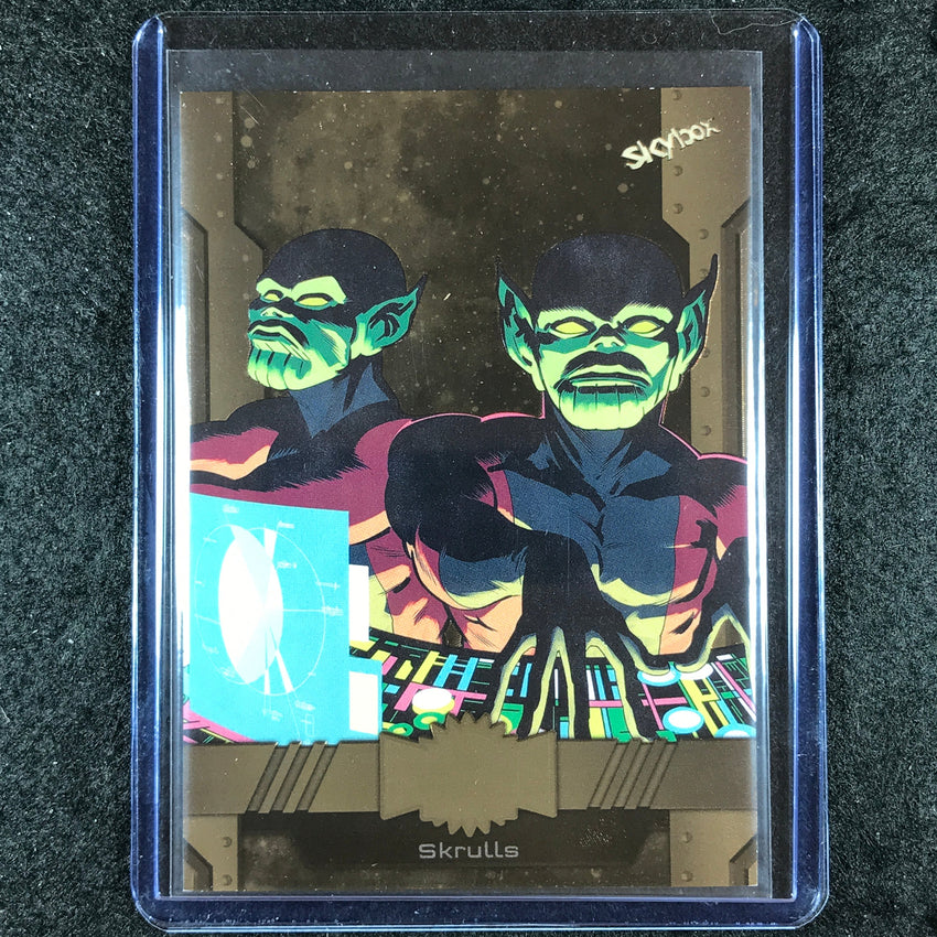 2024 Marvel Metal Universe Avengers SKRULLS Base Bronze FX 109/150 #109