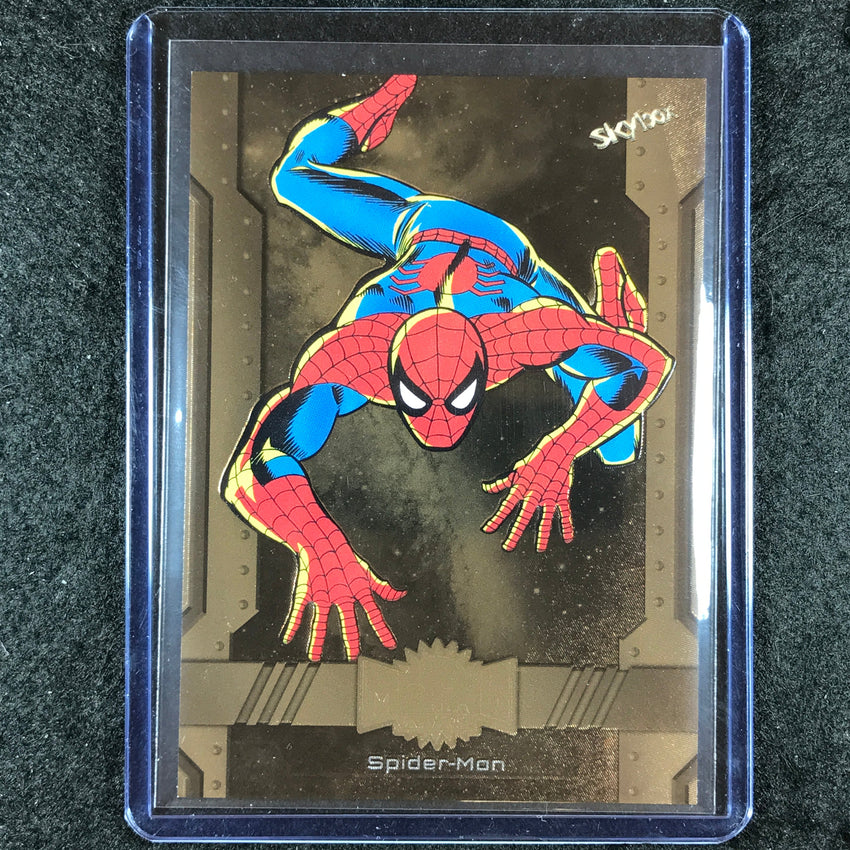 2024 Marvel Metal Universe Avengers SPIDER-MAN Base Bronze FX 27/150 #114