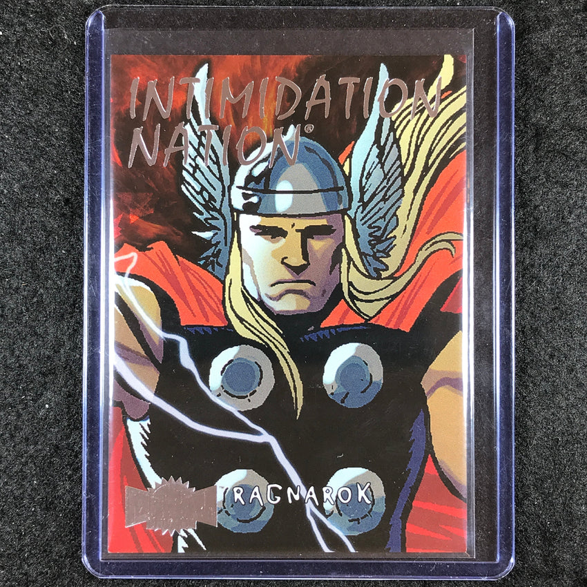 2024 Marvel Metal Universe Avengers RAGNAROK Intimidation Nation #50