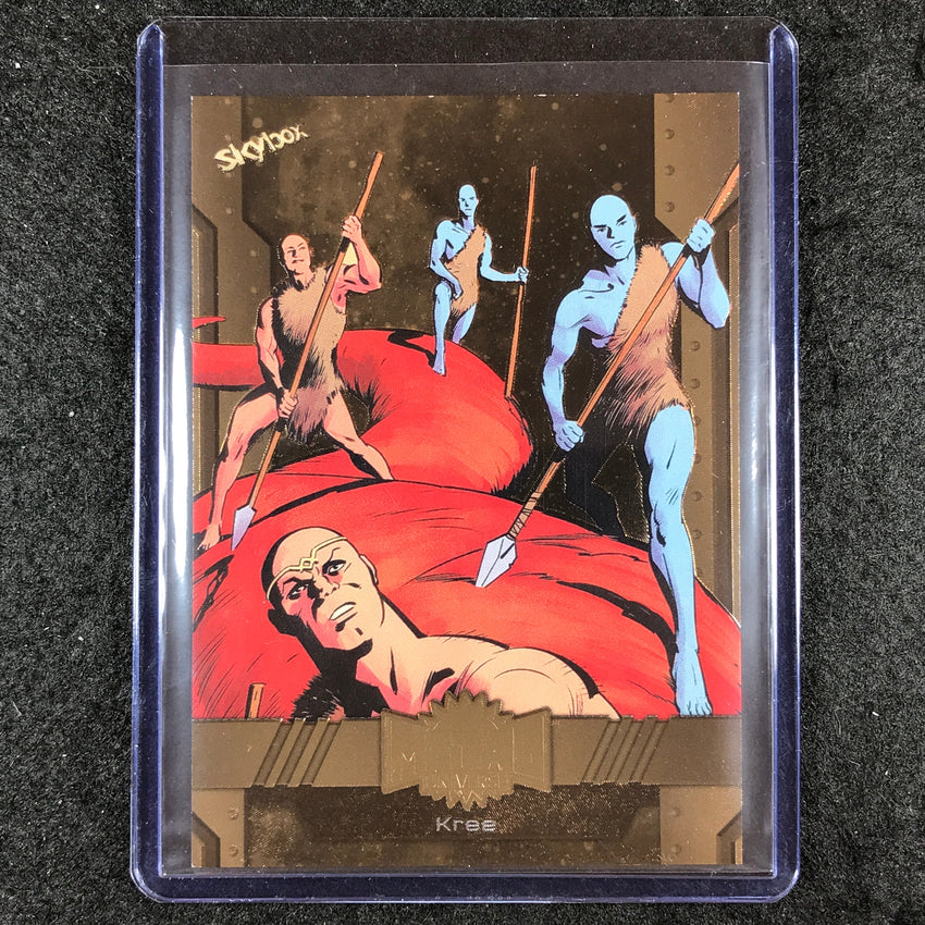 2024 Marvel Metal Universe Avengers KREE Base Bronze FX 82/150 #185