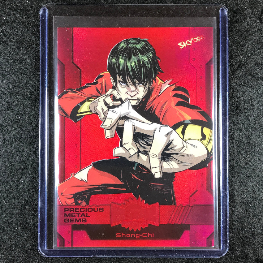 2024 Marvel Metal Universe Avengers SHANG-CHI Precious Metal Gems Red 18/100 #40