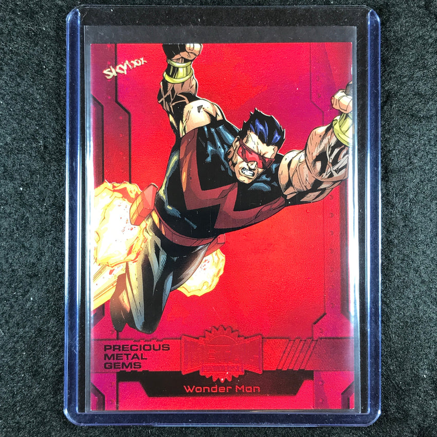 2024 Marvel Metal Universe Avengers WONDER MAN Precious Metal Gems Red 49/100