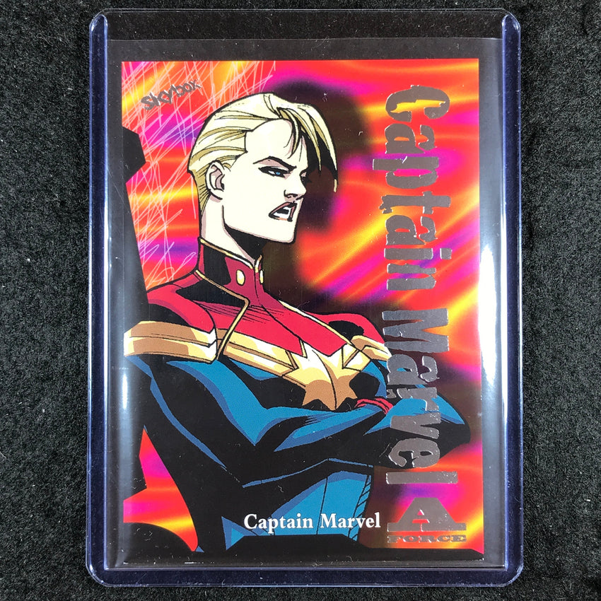 2024 Marvel Metal Universe Avengers CAPTAIN MARVEL A-Force Rave 16/100 #6