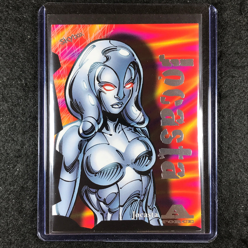 2024 Marvel Metal Universe Avengers JOCASTA A-Force Rave 1/100 #8