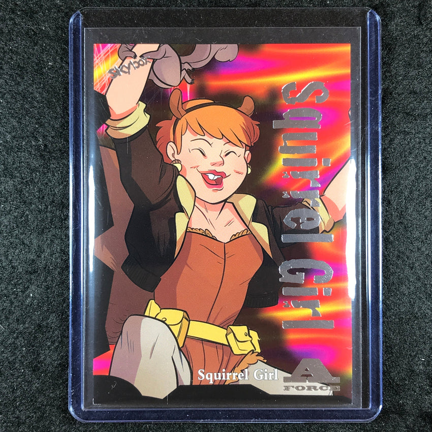 2024 Marvel Metal Universe Avengers SQUIRREL GIRL A-Force Rave 25/100 #16