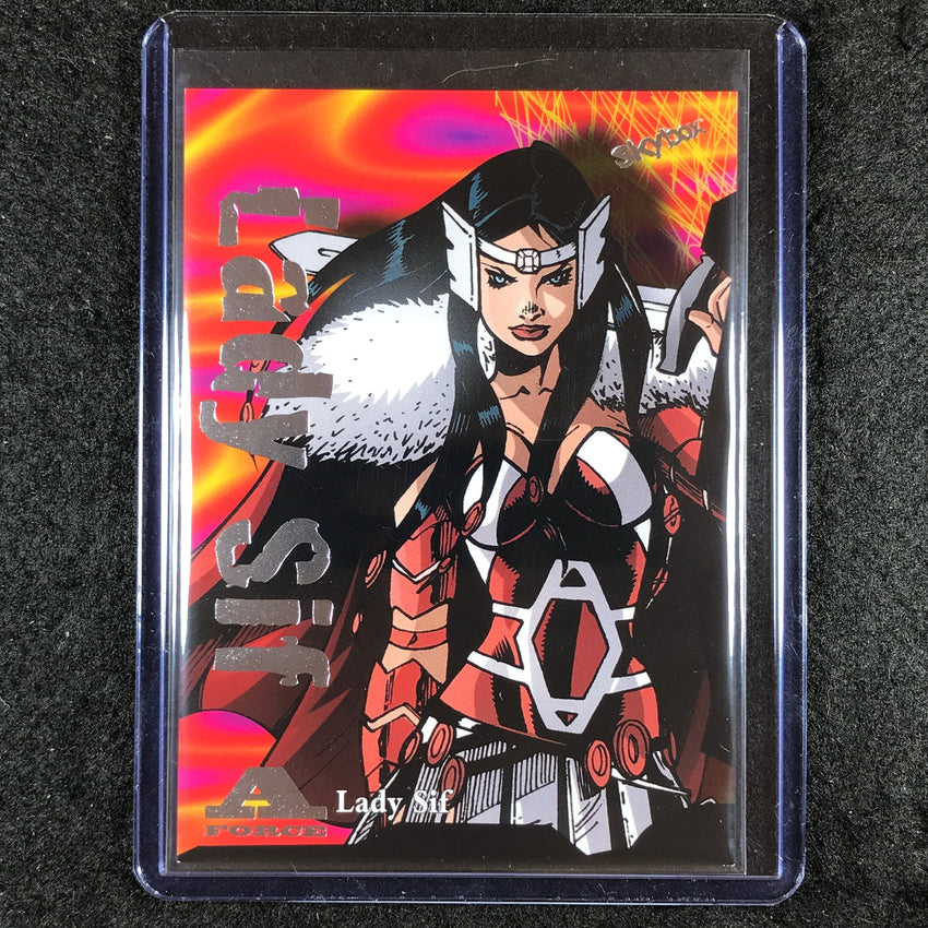 2024 Marvel Metal Universe Avengers LADY SIF A-Force Rave 24/100 #48